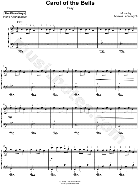 ☆ Lindsey Stirling-Carol Of The Bells Sheet Music pdf, - Free ...
