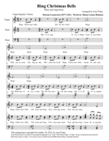 free printable sheet music carol of the bells