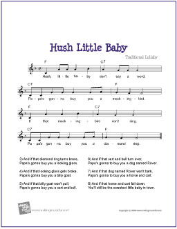 free printable sheet music for singing