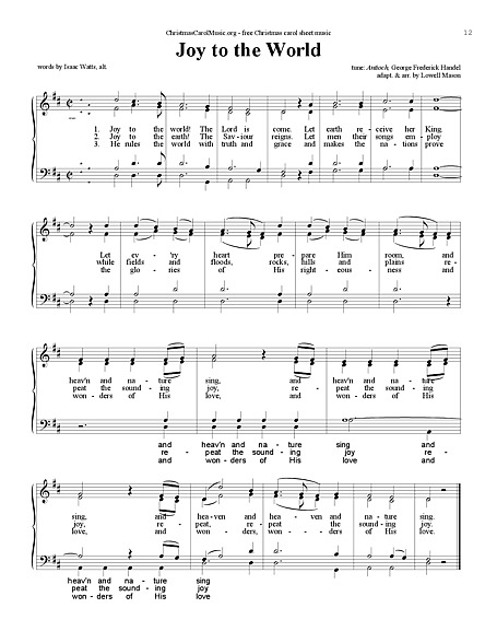 free printable sheet music for singing