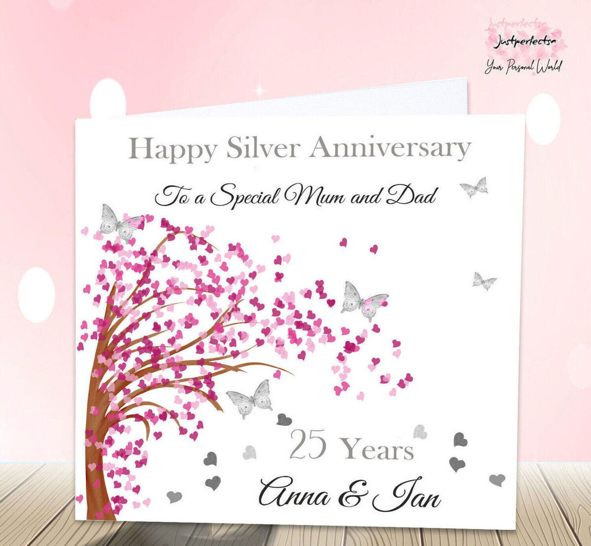 free printable silver anniversary cards