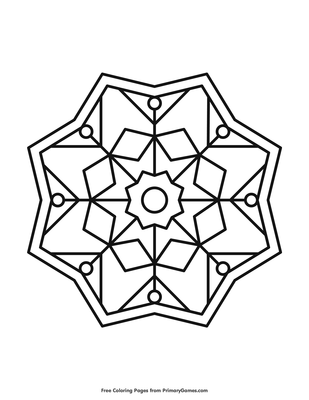free printable simple mandalas
