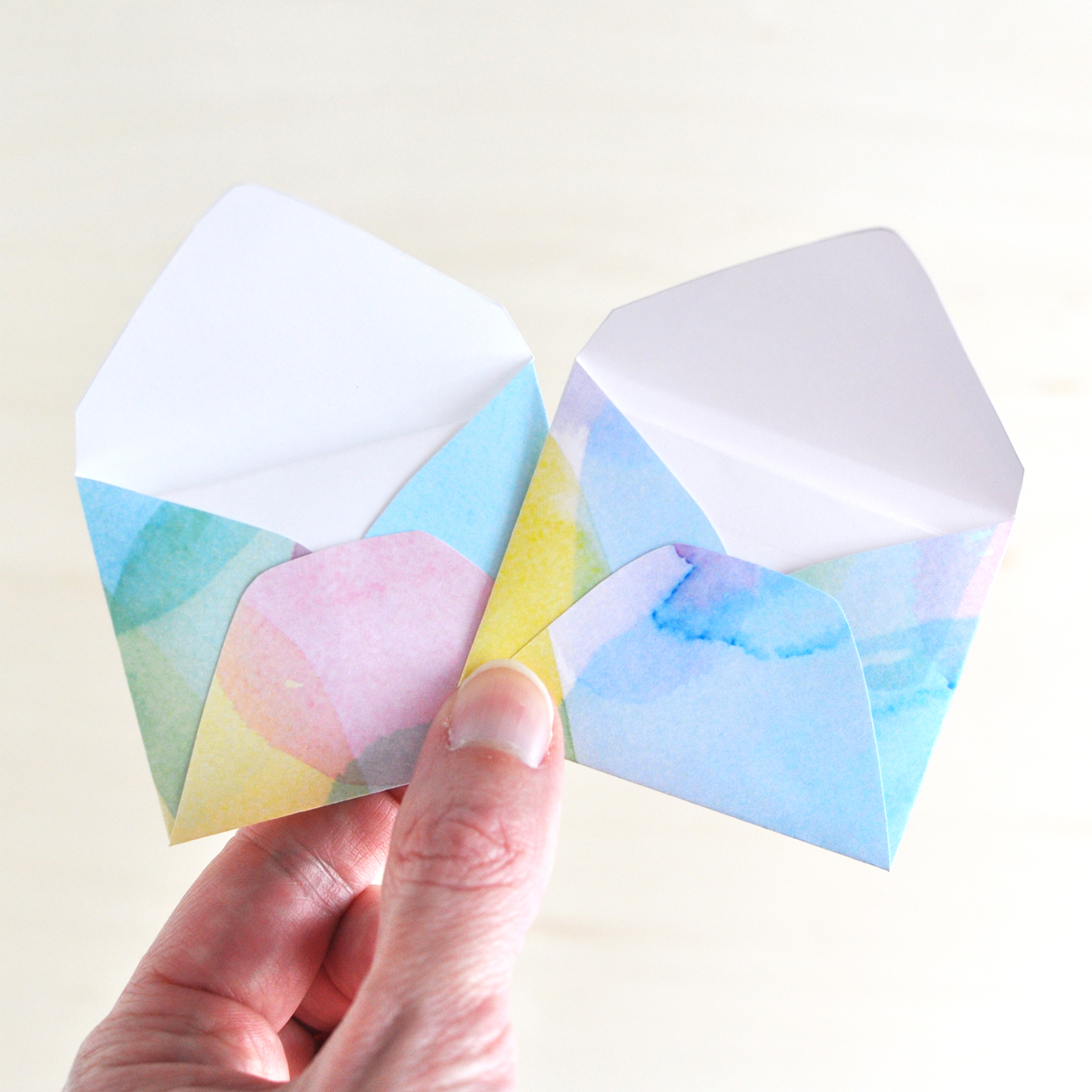 Printable mini guided journal and envelope template — Christie Zimmer