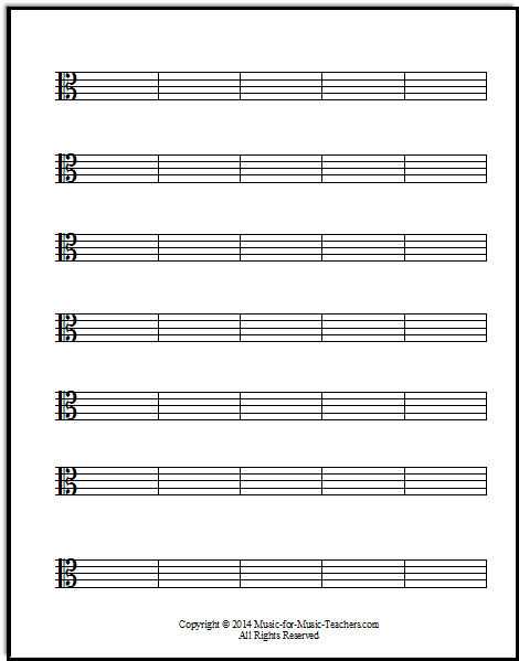 free printable staff paper violin