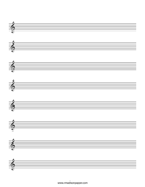 Blank Sheet Music - Printable PDFs by Madison ♫ ♪ ♪
