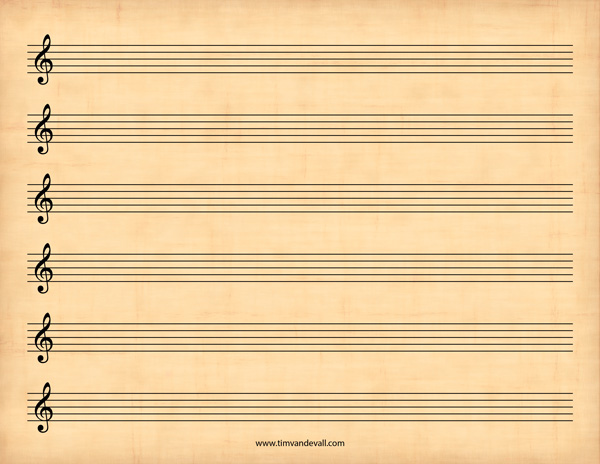 free printable staff paper with bar lines