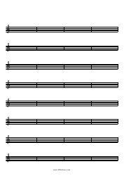 free printable staff paper with bar lines
