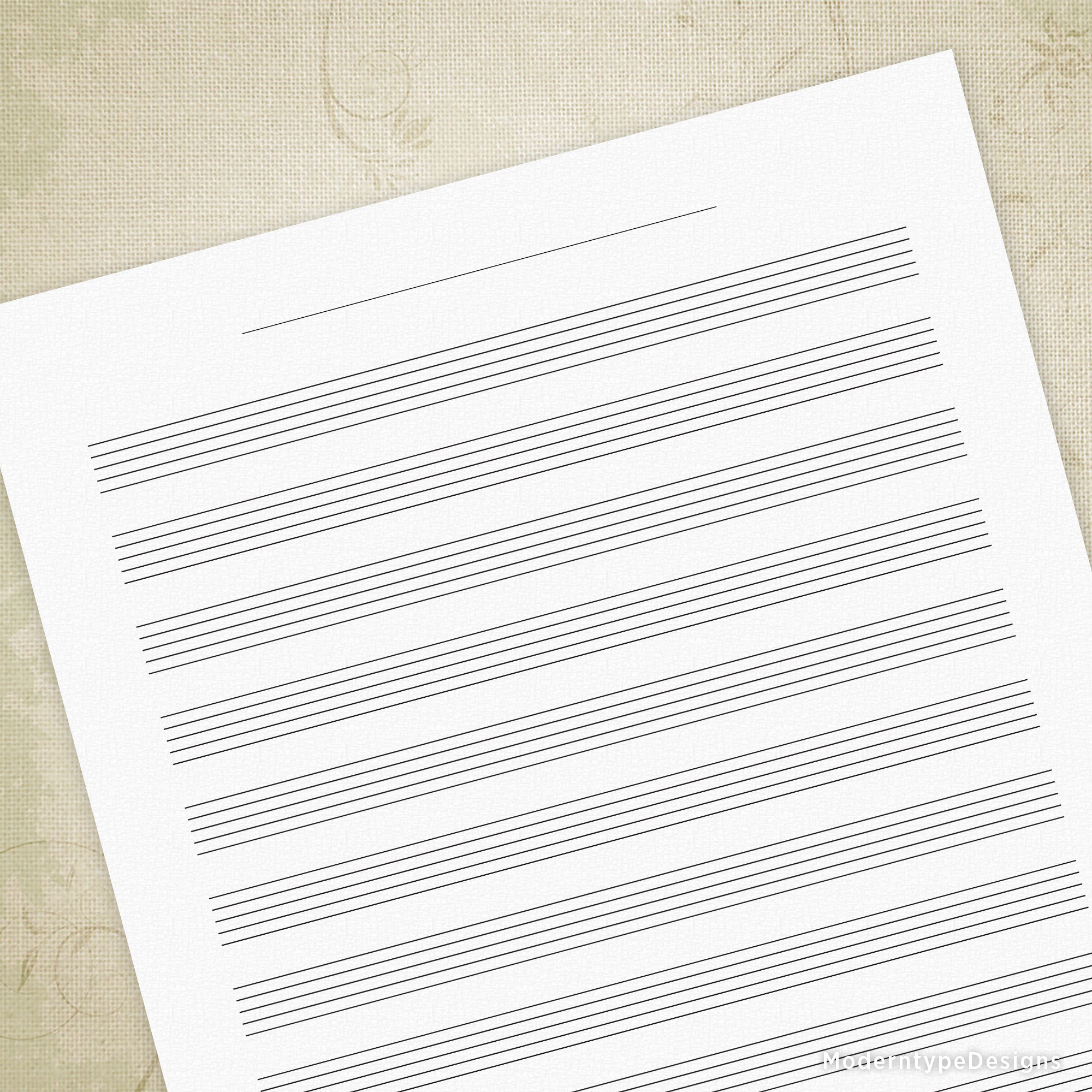 free printable staff paper with bar lines
