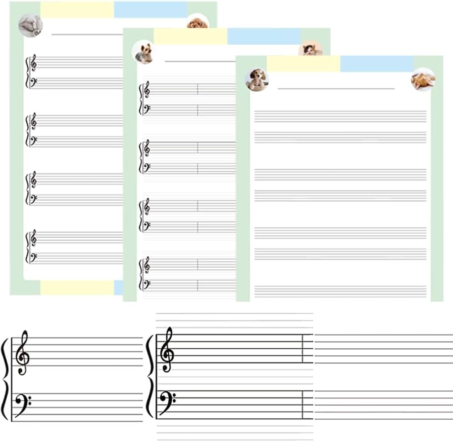 free printable staff paper with bar lines