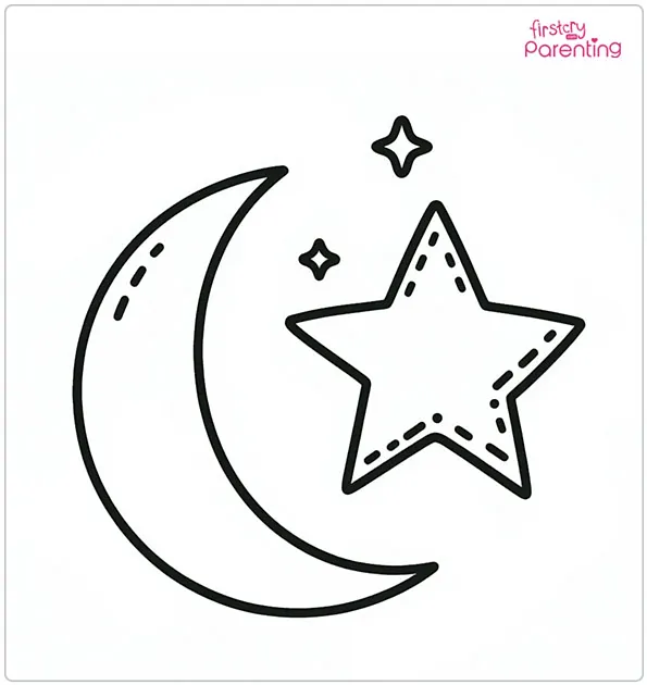 free printable stars coloring pages