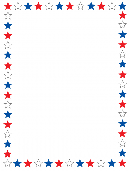 free printable stars stationary