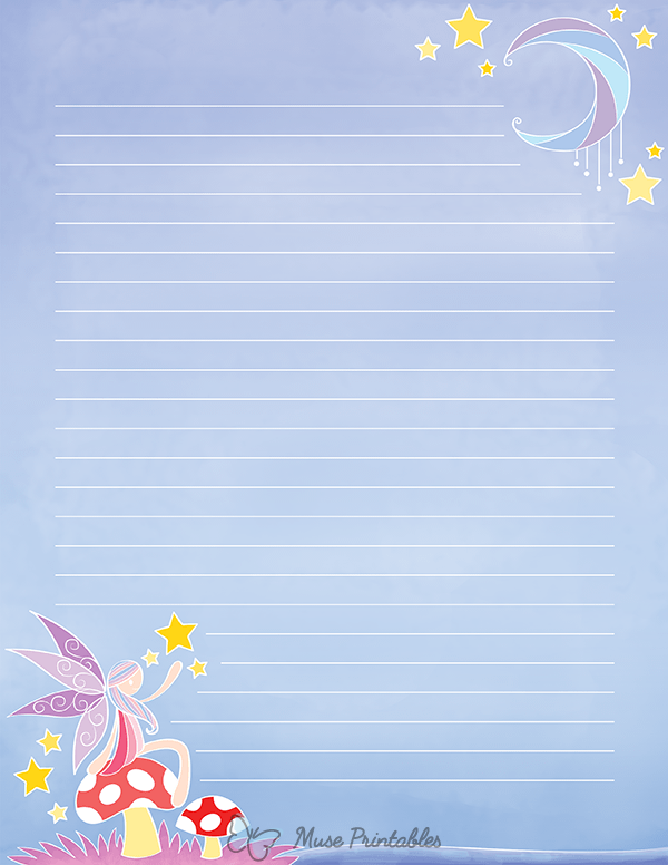 free printable stars stationary