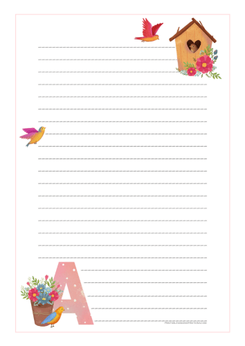Free Printable Stationery From A to Z - Printables and Inspirations