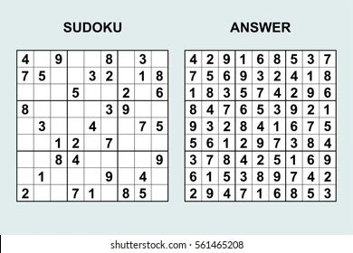 free printable sudoku and solutions