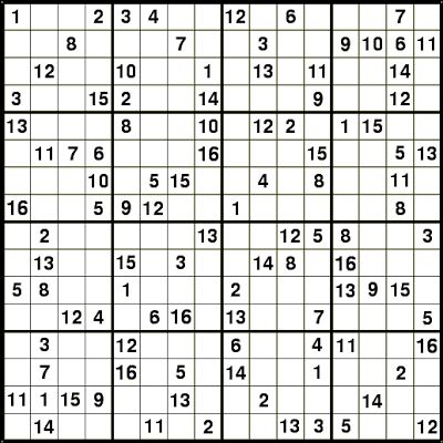 free printable sudoku