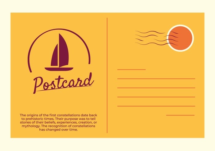 Free Summer Postcard to personalize and download