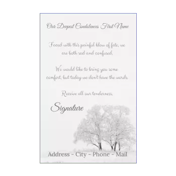 Sympathy Card free Templates