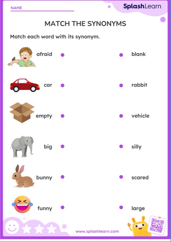 Synonym Matching Worksheet At Carlos Snyder Blog Synonym Matching Worksheet At Carlos Snyder Blog