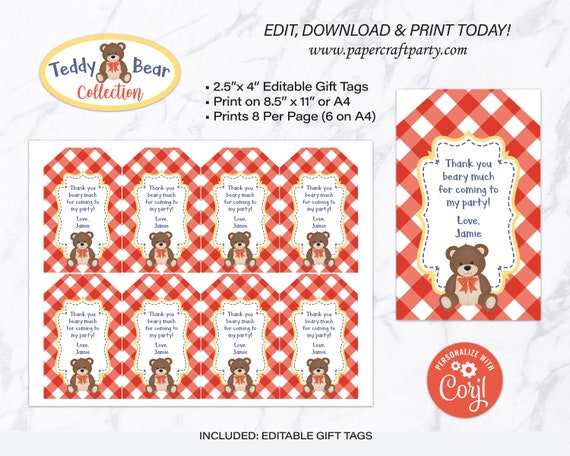 Printable Gift Tags Archives - Free Printables Online