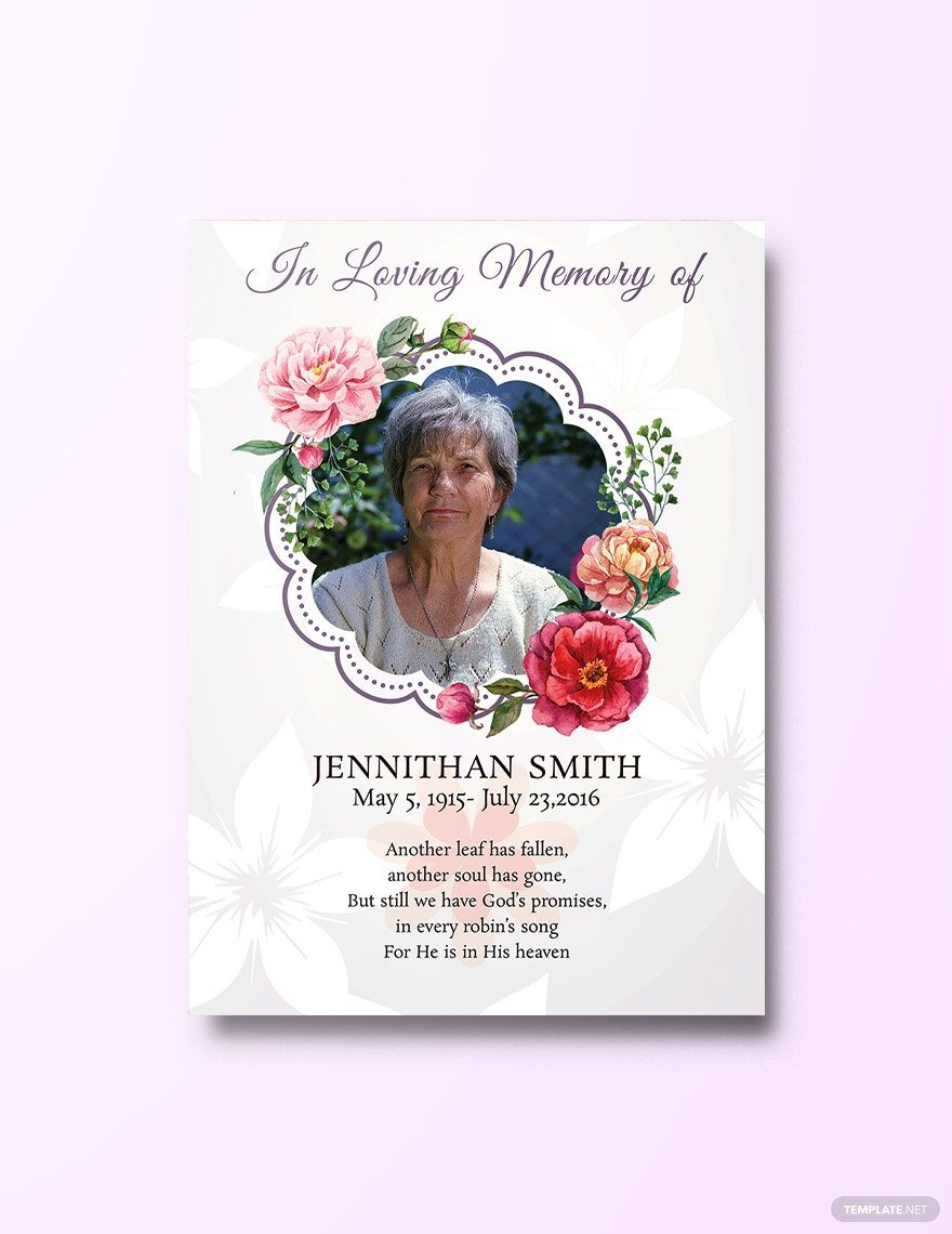 free printable thank you cards death