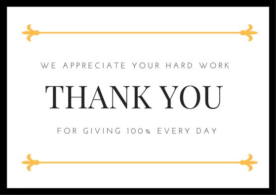 free printable thank you cards for employees