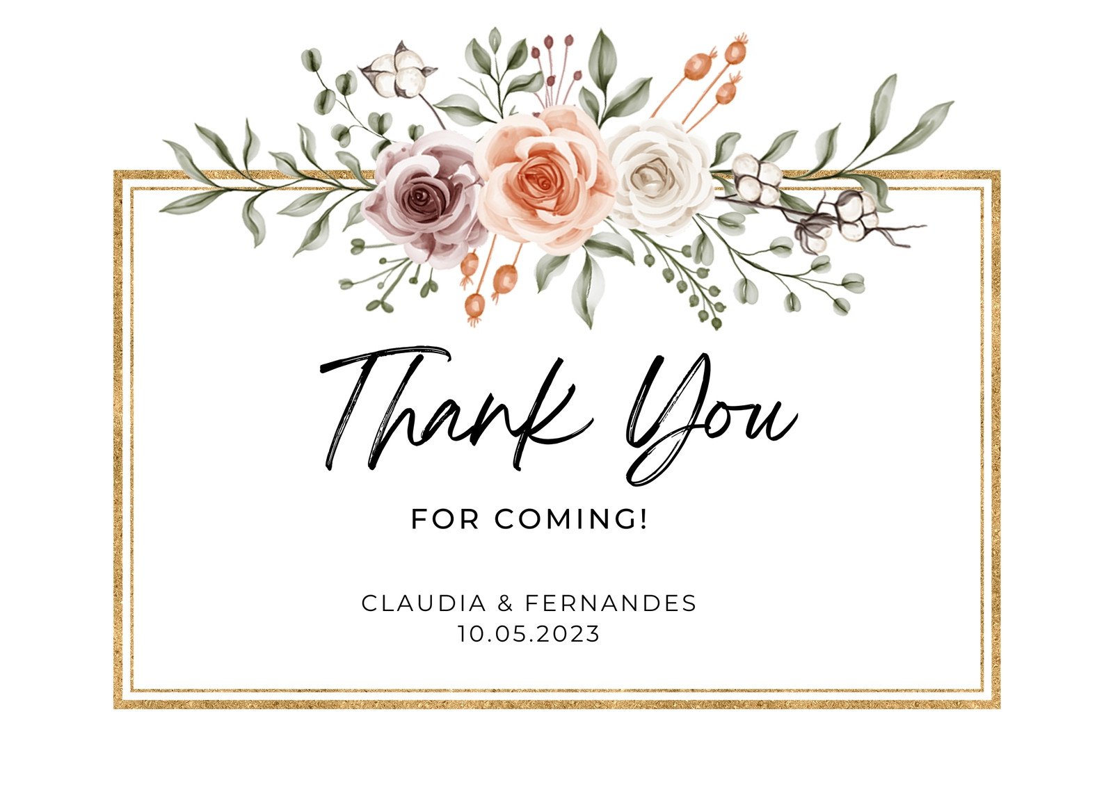 free printable thank you cards for wedding gifts