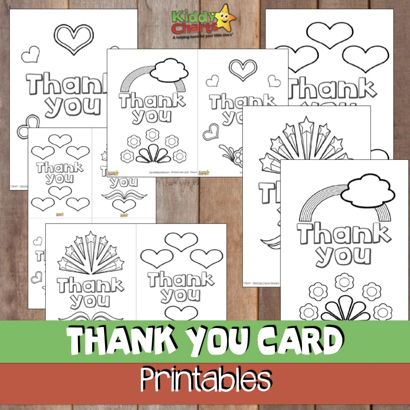 free printable thank you cards without download