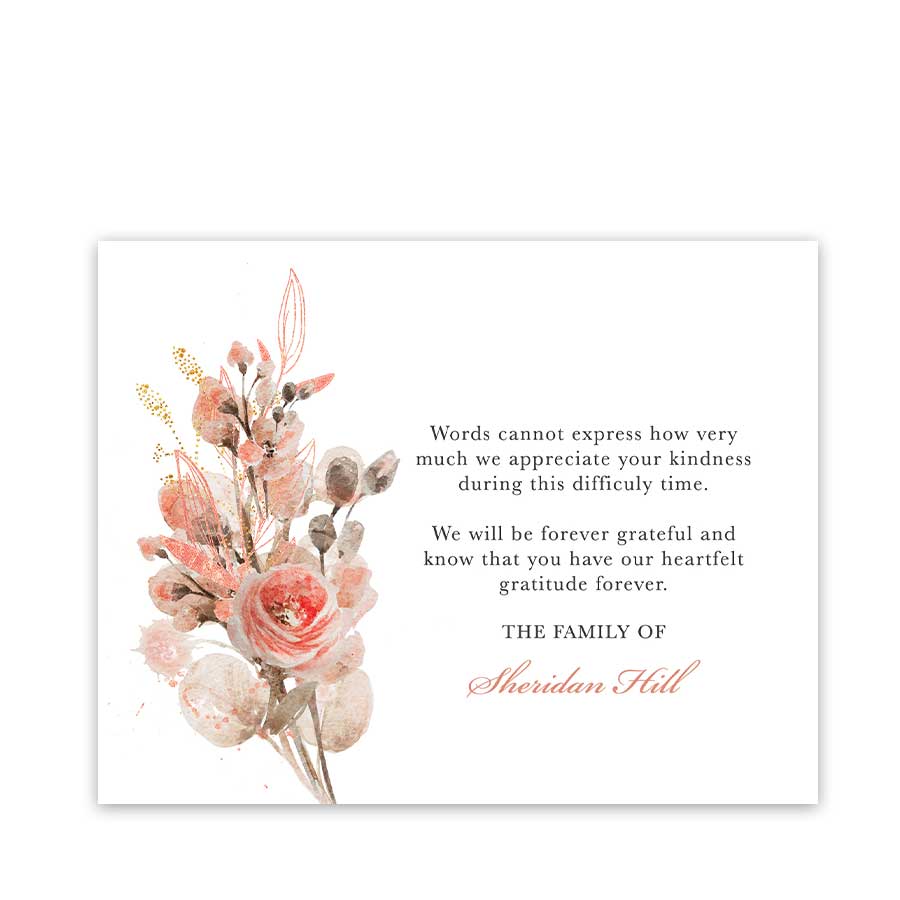 free printable thank you for your sympathy cards