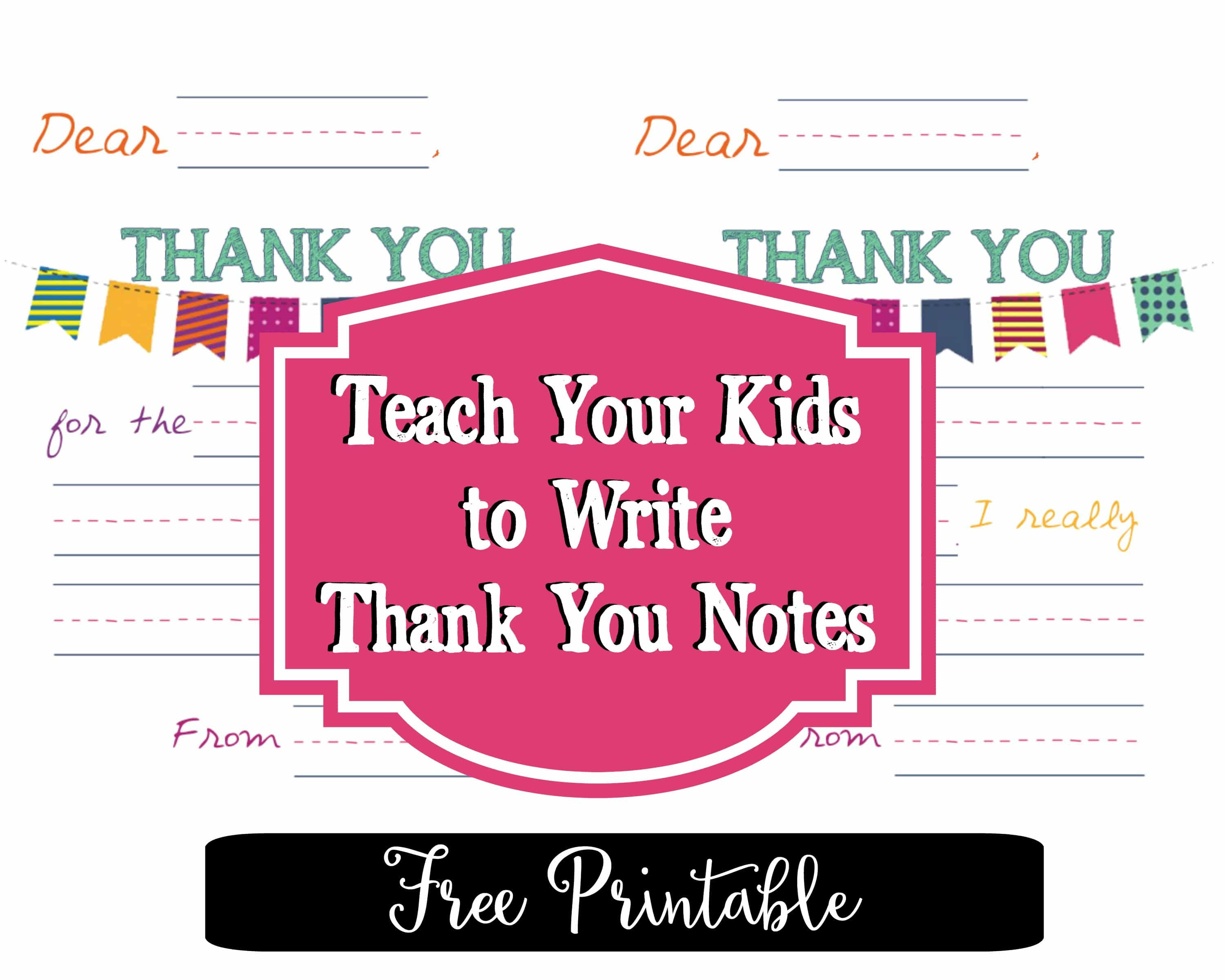 free printable thank you notes uk
