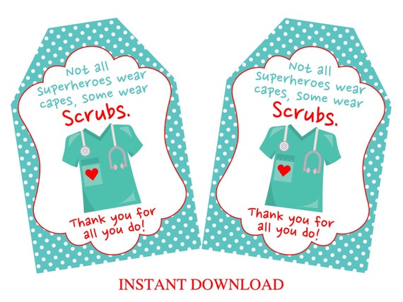 free printable thank you tags for nurses