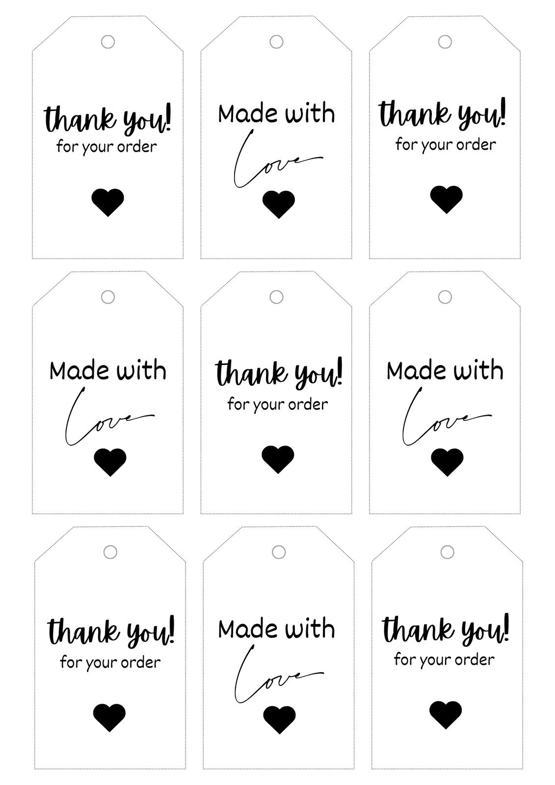 Succulent And Gold Favor Tag Template Thank You Tag Wedding 
