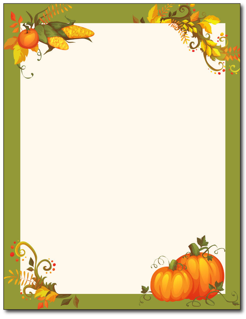 free printable thanksgiving stationery 31 thanksgiving harvest stationery - worksheets library