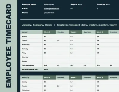 Free timesheet templates | Microsoft Create
