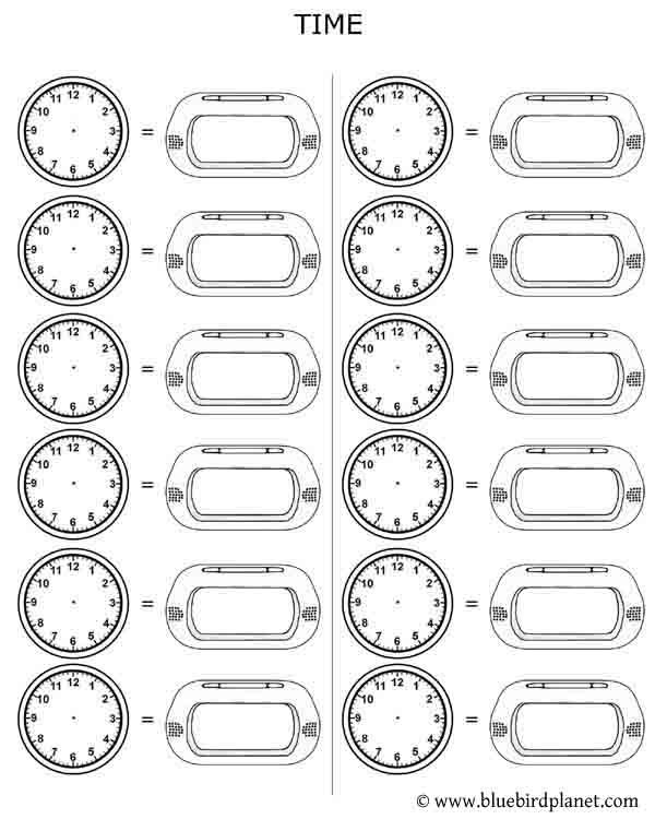 Free printables for kids | Time worksheets, Kids worksheets ...