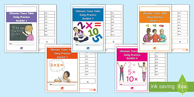 free printable times tables booklet