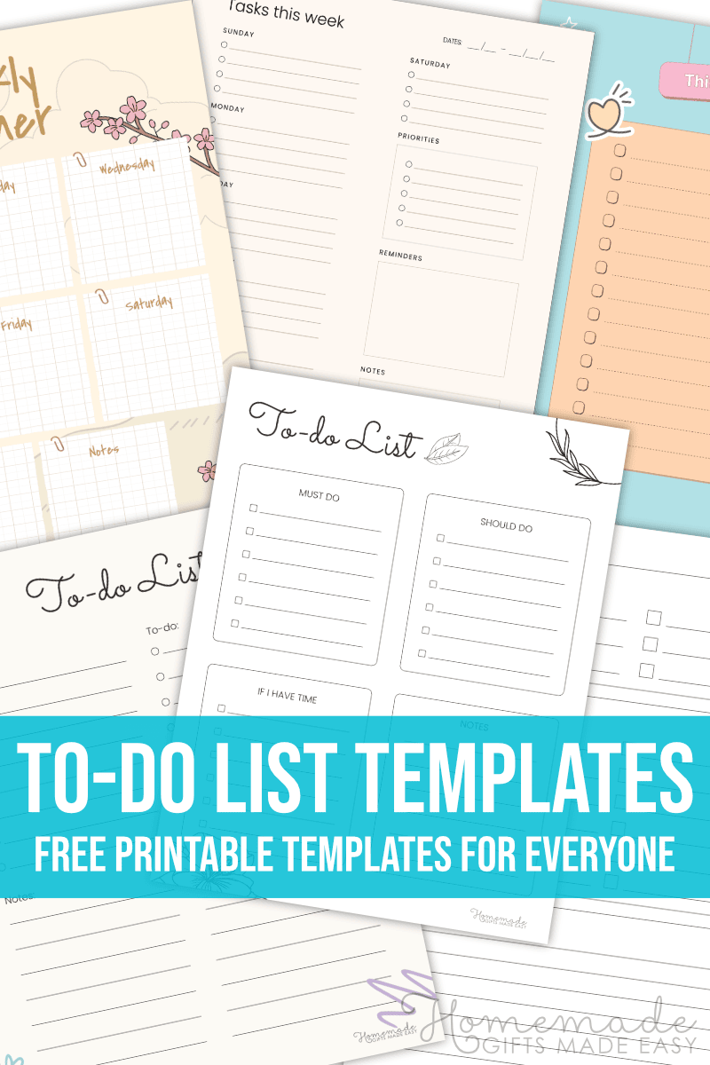 free printable to do list with times