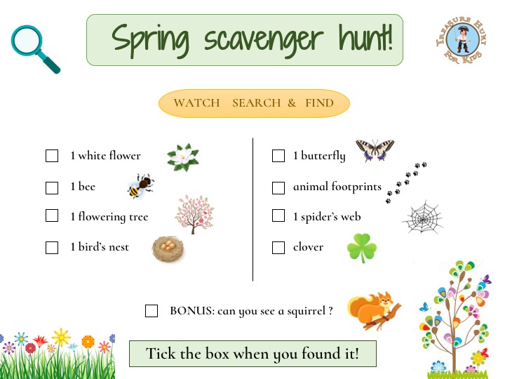 free printable treasure hunt games
