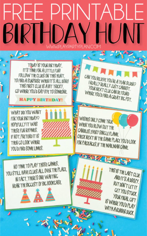 free printable treasure hunt games
