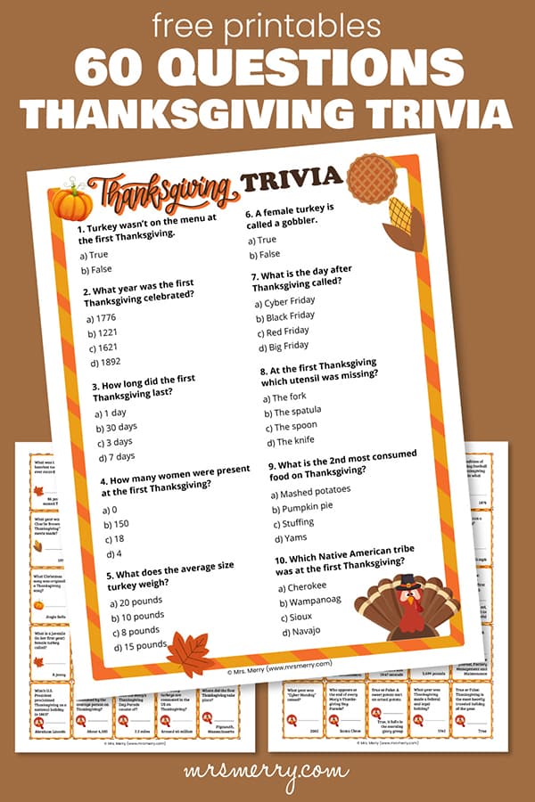 60-thanksgiving-trivia-questions-and-answers-printable-mrs-merry-worksheets-library for Free Printable Fall Trivia Questions And Answers 60 Thanksgiving Trivia Questions and Answers Printable | Mrs. Merry - Worksheets Library for Free Printable Fall Trivia Questions And Answers