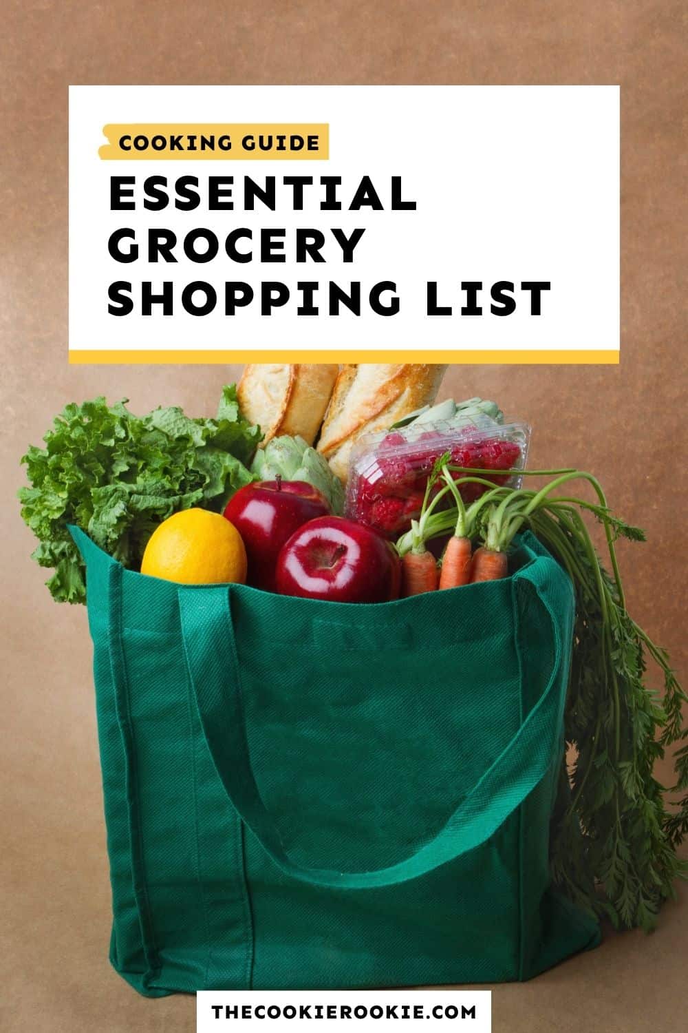 free printable ultimate grocery list