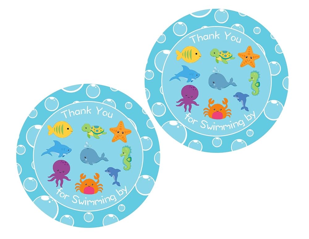 free printable under the sea thank you tags