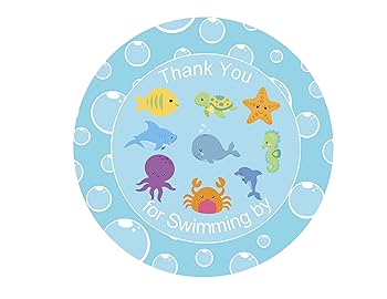 free printable under the sea thank you tags