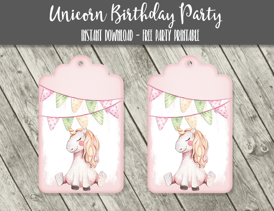 free printable unicorn birthday template