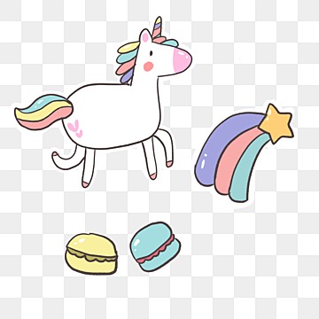 free printable unicorn clipart