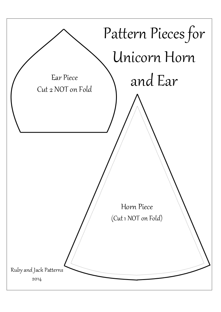 How to Make a Unicorn Horn Hoodie from Ruby &  Jack Patterns | Sew ...
