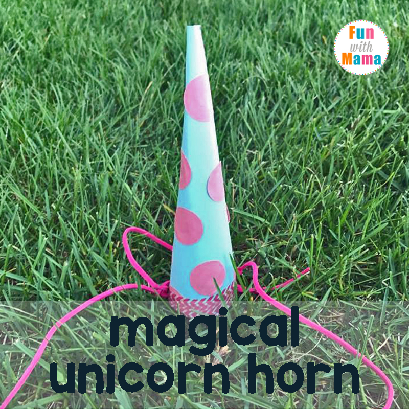 free printable unicorn horn template