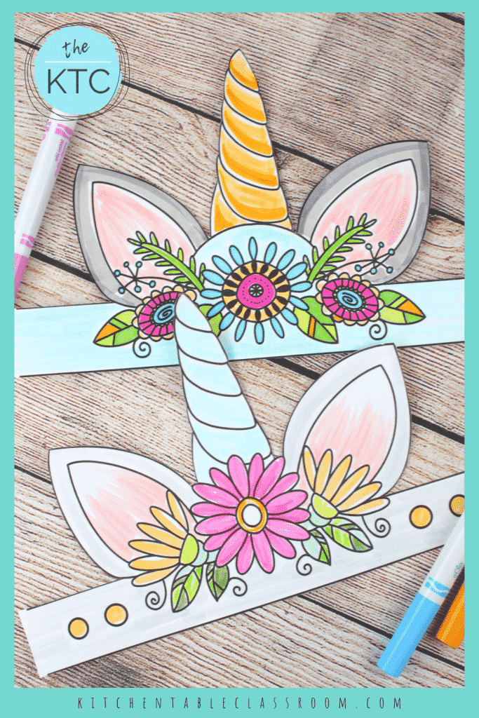 DIY Unicorn Headbands - The Kitchen Table Classroom