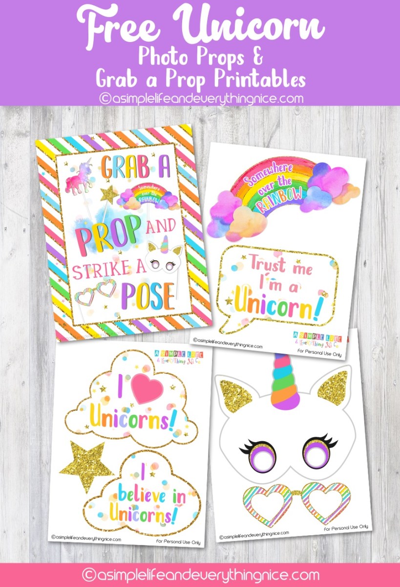 free printable unicorn poop labels