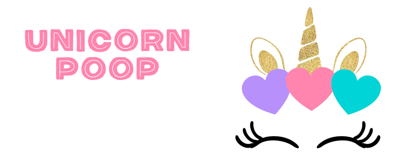 free printable unicorn poop labels
