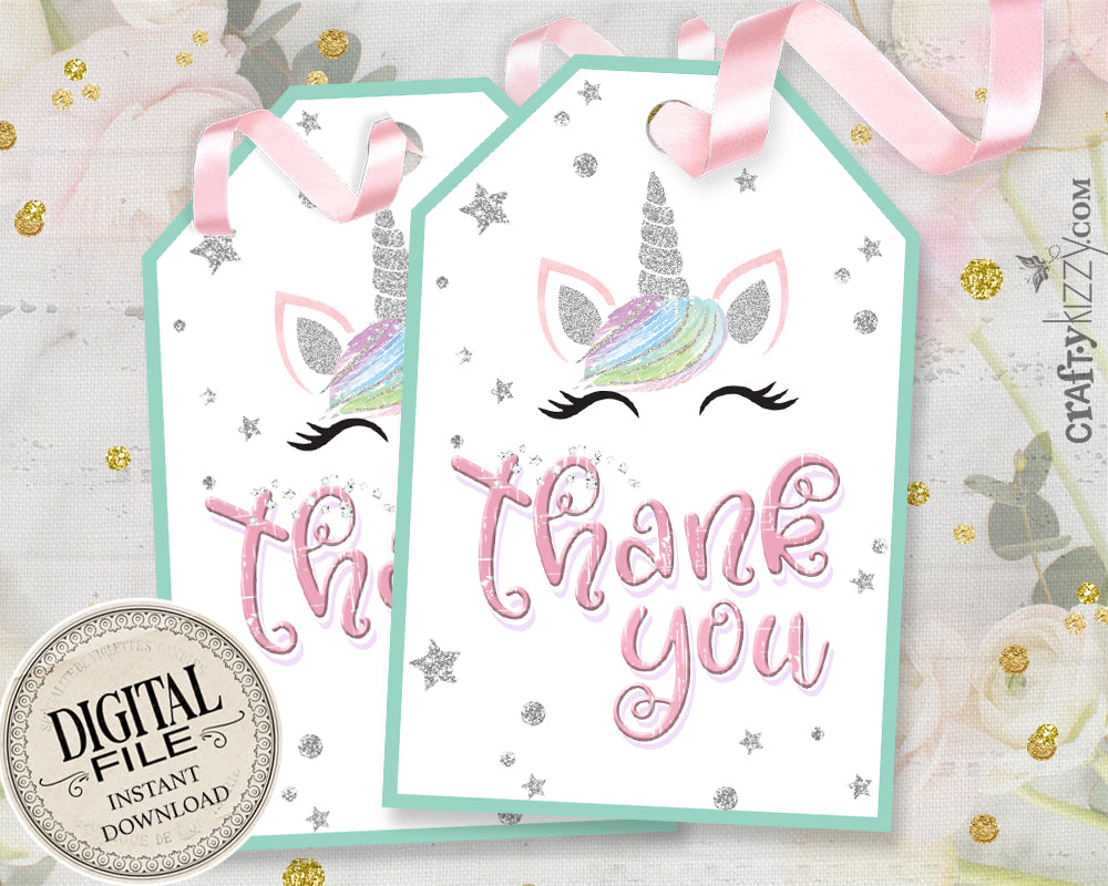 15 Insanely Cute Thank You Tags (Free Printable) - Cassie Smallwood